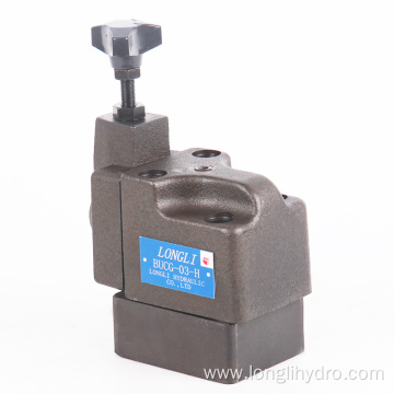 BUCG Hydraulic Pressure Unloading Relief Valves